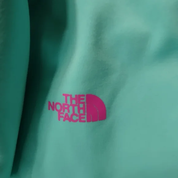 North face sweater pull over Teal and pink. Retails $55 - Picture 3 of 4